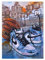 Poster Jordan 1 'University blue', 50 x 70 cm, ungerahmt (JosHoppenbrouwers)