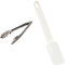 DE BUYER -4788.24N -pince cafet./viennoiseries pm 24cminox & 4891.24N -spatule maryse patisserie L.25 cm, Blanc