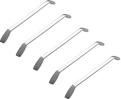 siwitec 5x Möbelgriff 2266 in Chrom glänzend mit 320 mm Lochabstand, Griffe inkl. passender M4 Schrauben