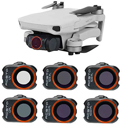 Kit filtro ND Mavic Mini 2, filtro polarizzatore obiettivo fotocamera per accessori Mini 2/Mini SE/Mavic Mini Drone (CPL/UV/ND4/ND8/ND16/ND32/PL) (6PCS)