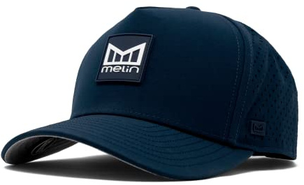 melin Odysea Stacked Hydro, Navy, Men's Performance Snapback Hat