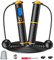 Smart Jump Rope, Fitness Skipping Rope with Weight/Lap/Time/Calorie Record, Adjustable Digital Counting Jump Ropes for Home Gym, Cordless Jumping Rope for Men Women Kids Fitness Exercise Training