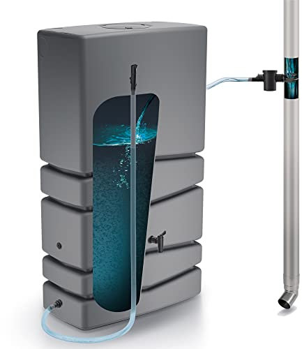 Prosperplast Aqua Tower 350 l, Abmessungen 775 x 383 x 1350 mm + Zubehör-Set