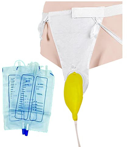 Wearable Urinal for Men and Women Urinator with Collection Urine Bag Reusable Portable Urinator for Incontinence Bladder Aid (Women)