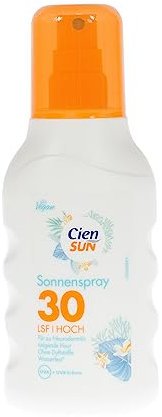 Cien Sun Sonnnenspray LSF 30 200ml Vegan Wasserfest Made in Germany (4)