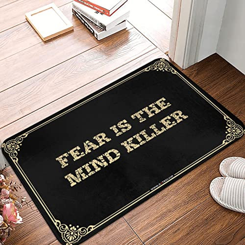 Outdoor-Teppich Haustür Fear is The Mind Killer Fußmatte Lustige Schuhe Höhlenmann Bar (Farbe: Farbe, Größe: 40 x 60 cm)