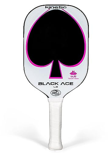 PROKENNEX Black Ace LG Pickleball-Paddel mit Toray 700 Carbonfaser-Schlagfläche – Comfort Pro Grip – USAPA-genehmigt