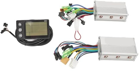 Alomejor 500-W-Elektrofahrrad-Controller-Kit mit LCD-Display, Mehreren Spannungsoptionen, Leistungsstarker Leistung, Guter Wärmeableitung,