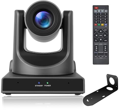 Meeasier PTZ Camera HDMI 30x Optical Zoom for Live Streaming, PoE and USB Supports, NDI for Church Conference