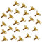 PNJB Radiator Key, Clock Type Solid Brass Key, Key for Bleeding and Air Vent, Radiator Valve, Easy Grip, Sturdy and Durable Design, Venting Air Valve (24 Pcs)