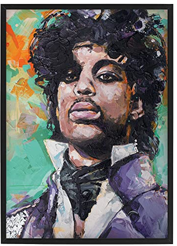 Prince Poster 29,7x42 cm (DIN A3) - gerahmt & signiert