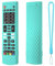 Fiorky Funda de Silicona for Control Remoto LG TV Remote AKB75095307 AKB76040302 con Cordón Funda de Silicona Funda Protectora for Controlador Piel Antideslizante Cubierta remota Reemplazo