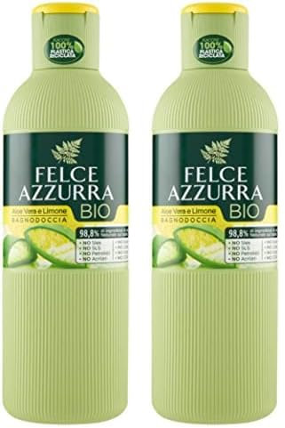 Felce Azzurra Bio Bagno Bagnodoccia Aloe Vera e Limone - 500 ml (Confezione da 2)