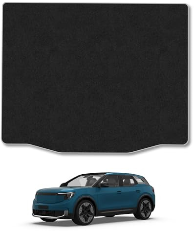 Ford Explorer (2024+) Carpet Boot Mat | Grey Edge Trim Tailored Fit Boot Liner Full Coverage Protection Accessories Easy Clean Anti Slip Made in the UK