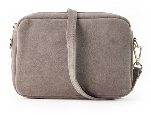 lePelou Wildlederhandtasche, Leder Umhängetasche mit wechselbarem Schultergurt, Crossbody Tasche, kleine Handtasche mit wechselbarem Schultergurt