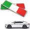 DHWEKU 2 PCS adesivi auto esterni adesivi auto tuning adesivo bandiera italiana Adesivi Bandiera Italiana 3D per Auto e Moto Tuning Sticker Stemma Adesivo Tricolore Italia Esterno Emblema