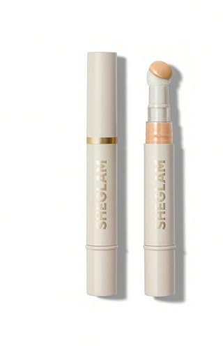 SHEGLAM Complexion Boost Concealer mit Schwammkopf-Applikator mattierend langanhaltend aufhellend Farbkorrigierer schwerelos feuchtigkeitsspendend-Chantilly