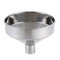 Embudo, Embudo De Acero Inoxidable Embudo De Cocina Grande Herramientas De Filtro De Aceite De Cocina Líquido Embudo De Boca Ancha De Metal For Llenar Botellas Latas(28x20cm)