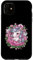 iPhone 11 Kawaii unicorn with rose bed Case