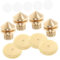HOMOCONO 4pcs Speaker Isolation Feet Spikes High-strength for Audio Equipment Easy Installation Washers and Double-sided Tape for Tower Speakers and Monitors
