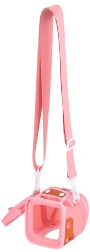 Storage Bag - Portable Protective Case with Shoulder Strap, Compatible with Yoto Player 3rd Gen, Kids Audio & Music Player and Charging Dock, Pink