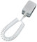 Spring Telefon Cint Anti-Theft Lanyard Telephone, TV Remote Control Titles with Spring Ropes | Quick Adsorption, Extendable Phone Theft Proof Chain for Home, Hotel, School, Restaurant, White,