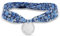 Bracelet personnalisé liberty ruban avec médaille 15 mm Argent