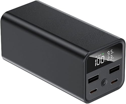 Portable Charger, 100W 20000Mah LED Display Power Bank 2 USB Ports, 2 USB C Input/Output Fast Charging Battery Pack, Phone Charger Power Bank