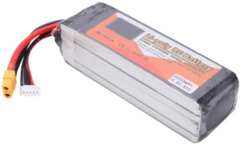 Alomejor 14,8 V LiPo-Akku, 6000 MAh Kapazität, XT60-Stecker, Perfekt für Drohnen, Autos und Flugzeuge