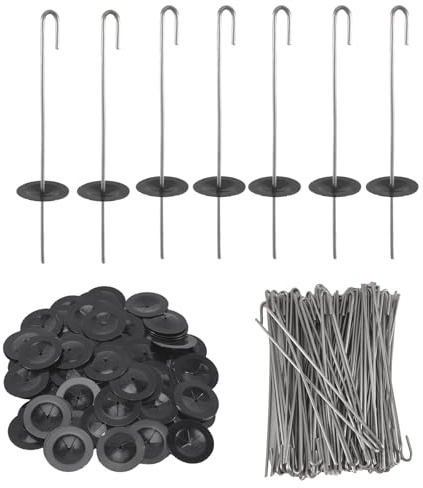 Htuteyy 100 Paquets de Clips de Protection pour Panneau Solaire, Attaches de ClôTure en D'Acier Inoxydable Kit de Rouleau de Protection pour Animaux pour Panneau Solaire