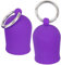 ORION Nippelsauger Nipple Suckers - erotisches Nippelpumpen-Set für Frauen und Männer, mit Metall-Ringen, für harte Brustwarzen, lila