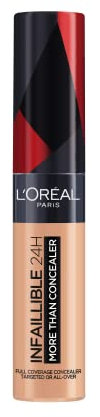 L'Oréal Paris Concealer zum Abdecken und Auffrischen, Für ein deckendes Finish und bis zu 16H Halt, Infaillible More Than Concealer, Farbe: 327 Cashmere, 11 ml