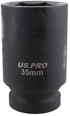 Douille à choc hexagonale 35 mm en acier au chrome vanadium