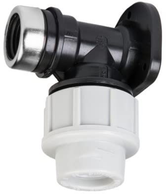 AW-Tools Wandscheibe für PE-Rohr 20mm x 1/2 Zoll PP-Fitting Verschraubung