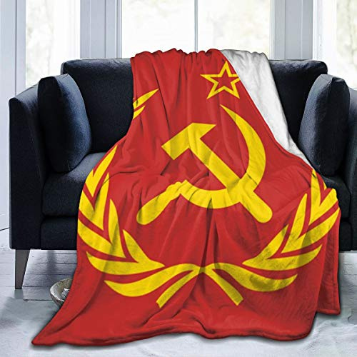 Sowjetunion CCCP UdSSR Emblem Rot Überwurf Decke Ultraweiche Mikrofleece Decke Warme Decke für Bett Sofa Decke