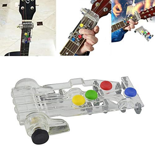ChordBuddy Gitarrenaufsatz, beseitigt Fingerschmerzen, Akkorde erhältlich, passend für akustische Gitarre in voller Größe, langlebig