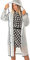 PERLETTI Imperméable Homme Femme Transparent Détails Réfléchissants - Poncho Pluie Long Capuche et Boutons - Veste Coupe Vent Etui Etanche - Anorak Réutilisable Léger (Transparent Bordure Bleu, L)