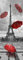 A.Monamour Türtapete Selbstklebend Türfolie Türposter 3D Pariser Eiffelturm Mit Fliegenden Roten Regenschirmen Regenschwarzweiß Vinyl Folie Türdeko Tapete Wandbild Türaufkleber Türtattoo 90 x 200 cm