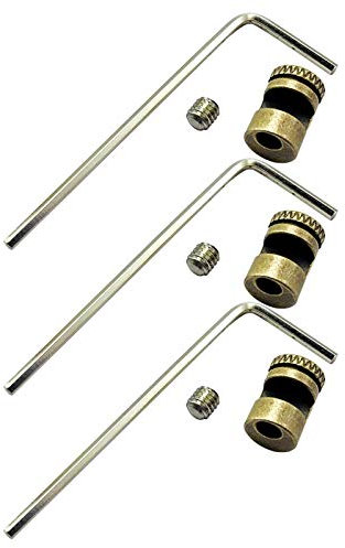 1/3 Set Tree Folding Hunting Knives Thumb Stud Cutter Brass Screw Wrench Push Button (size:3 sets)