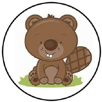 15 cm Hochwertige Autoaufkleber Sticker UV&Waschanlagenfest Siegel Briefumschlag Post Niedlicher Biber O681 Party Festtag Feiertag Hochzeit Geburtstag