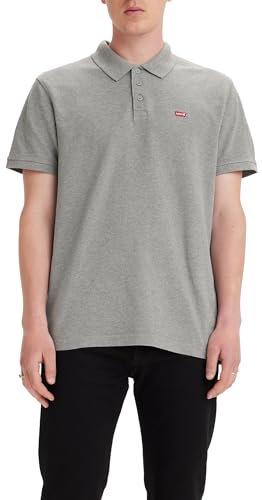 Levi's Herren Housemark Polo T-Shirt, Medium Grey Heather, M EU