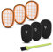 Jajadeal 3 Stück FC5005/01 Filter für Philips SpeedPro Max Aqua Plus Staubsauger, Ersatzteile Zubehör für Philips FC6826 FC6823 FC6904 XC7042 XC8045 XC8147 XC8347 SpeedPro Max Aqua Plus