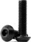 (15 Stück) M8x60mm Linsenkopfschrauben mit Innensechskant 10,9 Grad Kohlenstoffstahl Innensechskantschraube schrauben Vollgewinde schwarz
