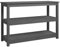 vidaXL Table Console Table de Couloir Table d'Entrée Table d'Appoint Salon Salle de Séjour Maison Intérieur Gris 110x40x74 cm Bois Massif de Pin