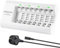 ENEGON Universal Battery Charger for AA & AAA Rechargeable Batteries (White + 8 Slot)