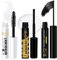 Wimpern Extensions Wimpernkleber 3PCS B&Q Lash Bond und Seal und Remover Set Lash Extension Glue Lash Cocaïne Overnighter für Wasserdicht und long-lasting Cluster Lashes Glue DIY at Home (3PCS,5ML)