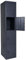 Mendler Schließfach Boston T163, Schließfachschrank Wertfachschrank Spind, Metall 180x38x45cm - anthrazit