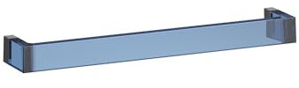LAUFEN Kartell Rail Handtuchhalter, L/B/H 450/75/40 mm, H3813310830001, Farbe: Blau