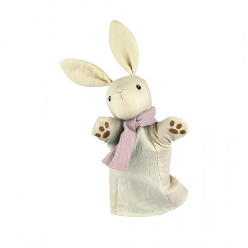 Egmont Toys Weiße Hasenpuppe aus Baumwolle