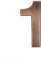 3 Inch Mailbox Numbers Adhesive 3D Number Sticker for Outdoor Indoor Apartment Office Hotel Home Door Plate Address Mail Box Number (Bronze-1)